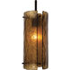 Textured Glass 1 Light 6.30 inch Pendant